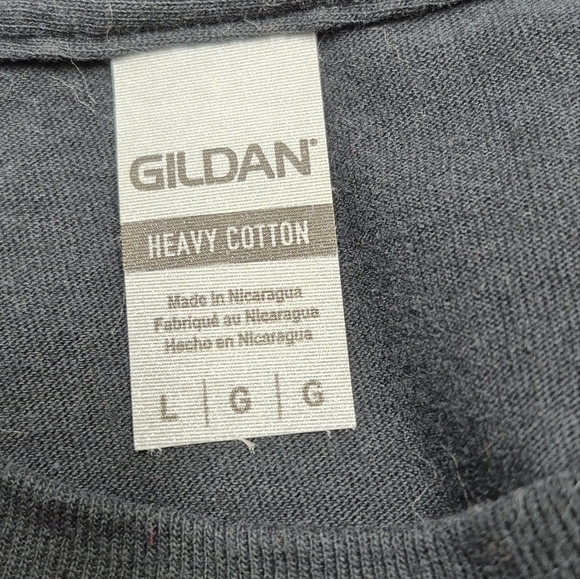 Iron Maiden Black Heavy Cotton T-Shirt Gildan Unisex Large Legacy of the Beast - Picture 6 of 10